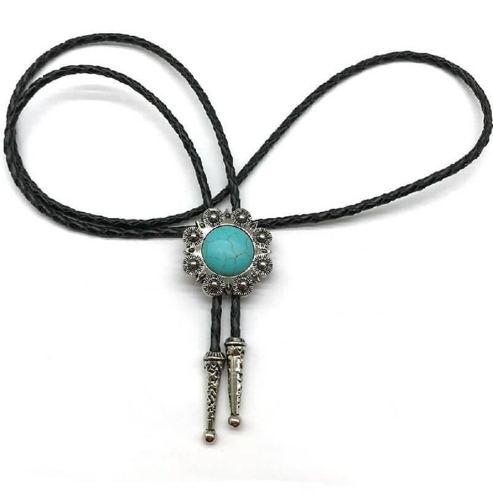Vintage Turquoise Bolo Tie