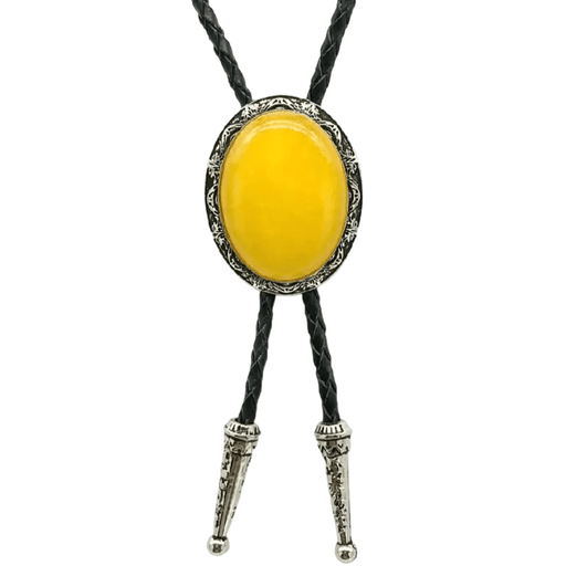 Yellow Bolo Tie - Artynov | Unique Handmade Accessories