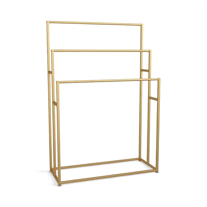 Bath Towel Rack – 3-Tier Modern Wall-Mounted Towel Organizer