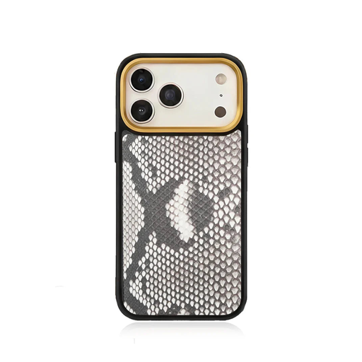 natural python skin iphone case
