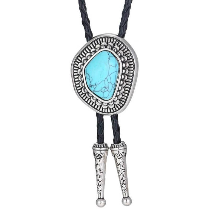 Southwestern Turquoise Bolo Necklace