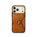 orange python leather iphone case