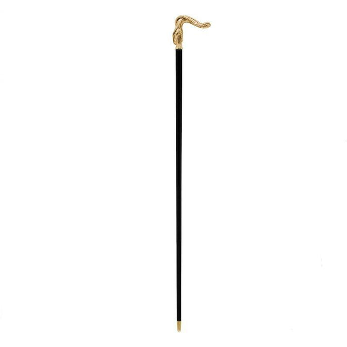 Stylish Handmade Golden Snake Walking Cane