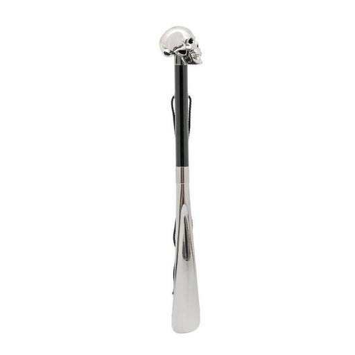 Quality Modern Shoehorn Silver Skull Handle