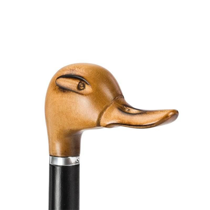 Hand Carved Vintage Duck Head Umbrella