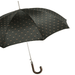 Handcrafted Artisanal Italian Umbrella with Leather Handle