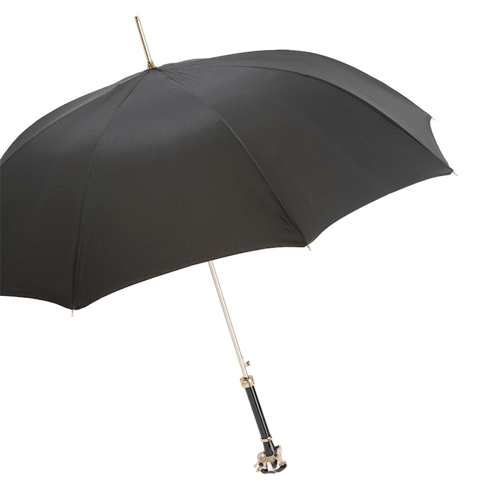 Jester Skull Umbrella, Handle with Crystals Swarovski®