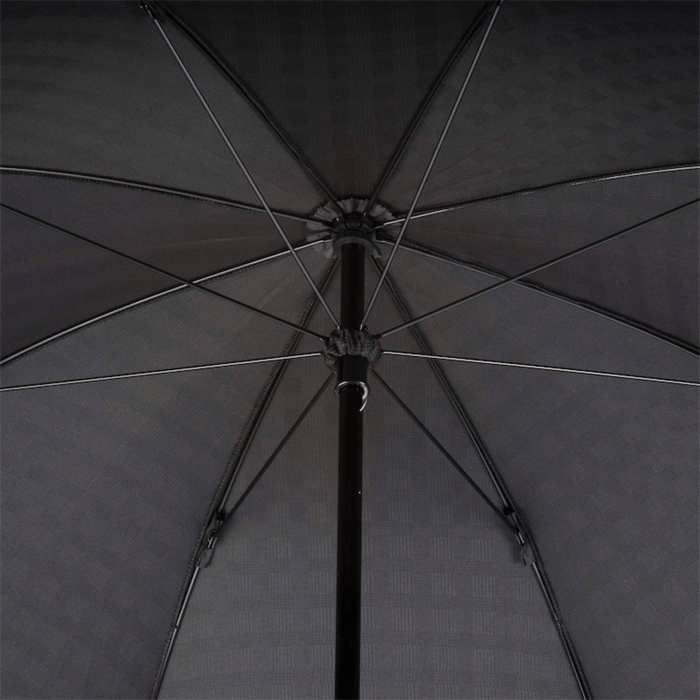 Luxury Black Minigalles Umbrella with Chestnut Handle