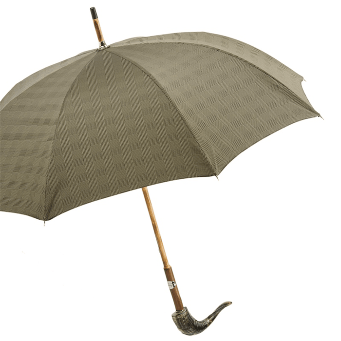 Luxury Classic Mutton Horn Khaki Umbrella