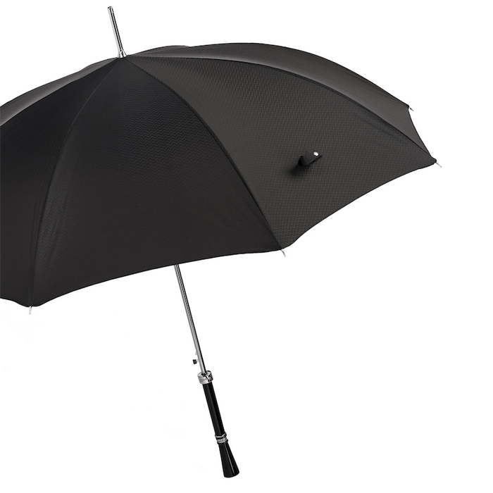 Luxury Elegant Black Gent's Designer Umbrella