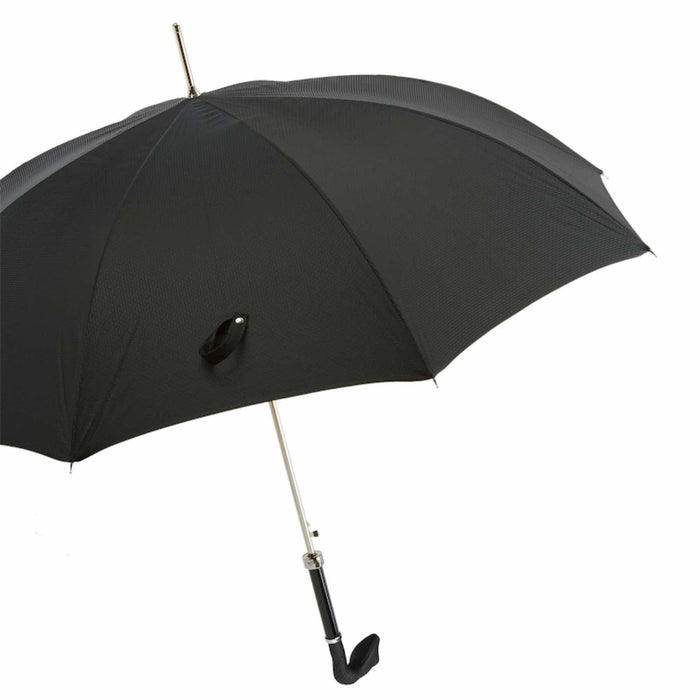 Premium Black Rubberized Snake Head Umbrella for Men