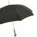 Rebel Camouflage Umbrella with Green Skull Handle