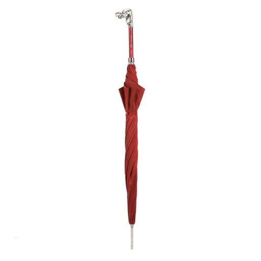 Red Umbrella with Silver Hound, Fashionable Accessory