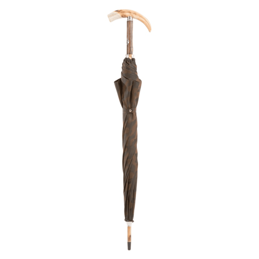 Warthog Tusk Camouflage Umbrella with Wooden Shaft