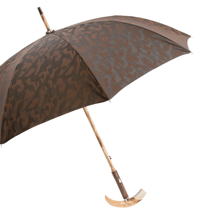 Warthog Tusk Camouflage Umbrella with Wooden Shaft