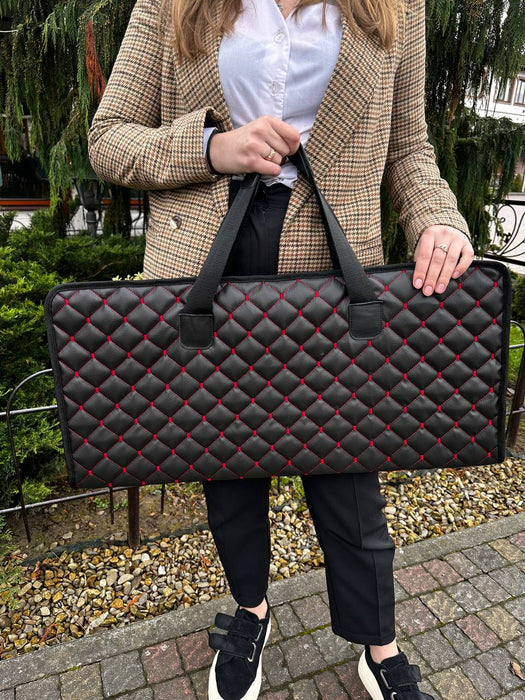 Luxury Backgammon and Chess Set Bag