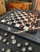 Elegant acrylic stone chess set