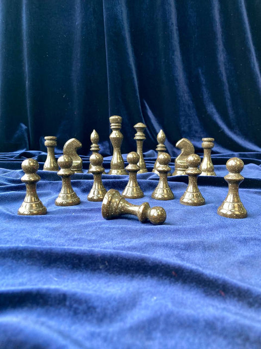 Limited Edition Set of Large Stone Chess Pieces