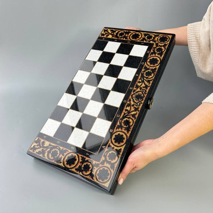 Marble chess board