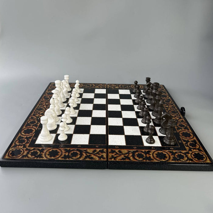 Stone chess board