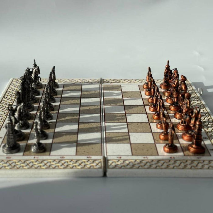 Unique Limited Edition Luxury White Acrylic Stone Chess