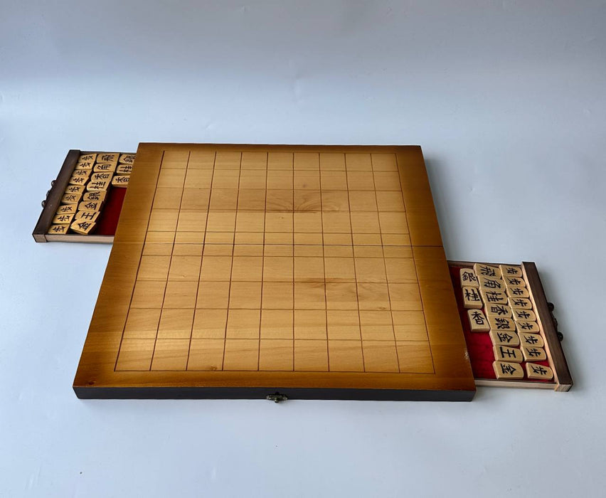 Japanese Chess Set, Shogi Board Game, Unique Gift for Couples