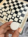 Two-in-One Set: 27mm Acrylic Stone Checkers and Backgammon Chips