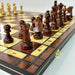 Compact sized chess set with double Queen