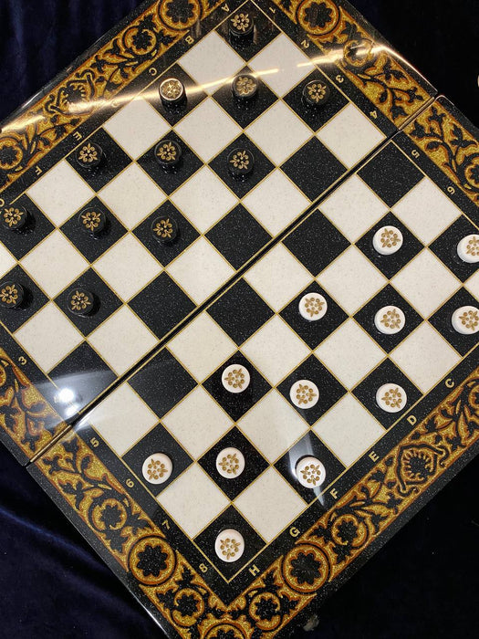 Premium stone chess set