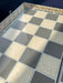 Elegant grey stone chess set