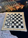 White Acrylic Stone Chess Set With Marble Chess Board