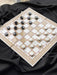 Unique Limited Edition Luxury White Acrylic Stone Chess