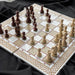 Unique Limited Edition Luxury White Acrylic Stone Chess