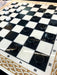 White Acrylic Stone Chess Set With Marble Chess Board