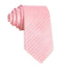 Pink Hexagonal Silk Tie for Men - Classy and Elegant Accessory