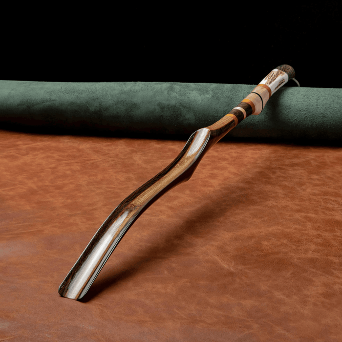 Premium Wooden Shoe Horn Bone Handle