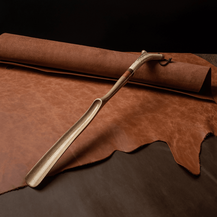 Vintage Long Wooden Shoe Horn Luxury