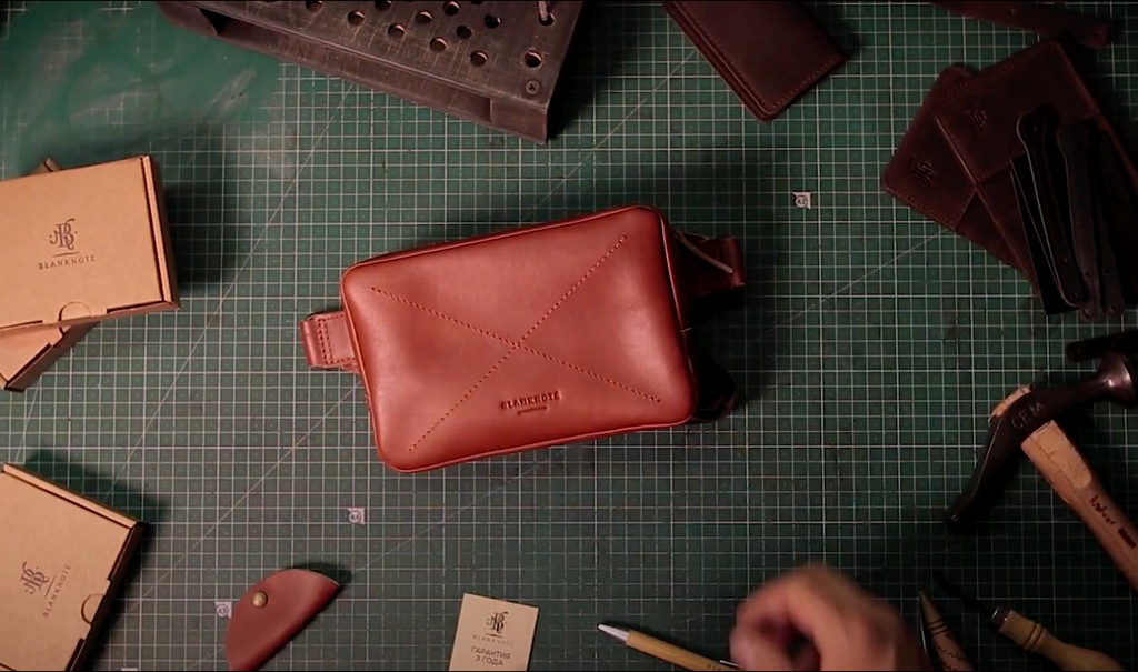 Handcrafted Luxury Soft Leather Sling Bag 