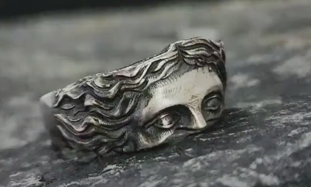 Charming Greek Vintage Style Ring Handcrafted