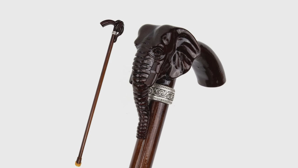 Stylish elephant cane for collectors