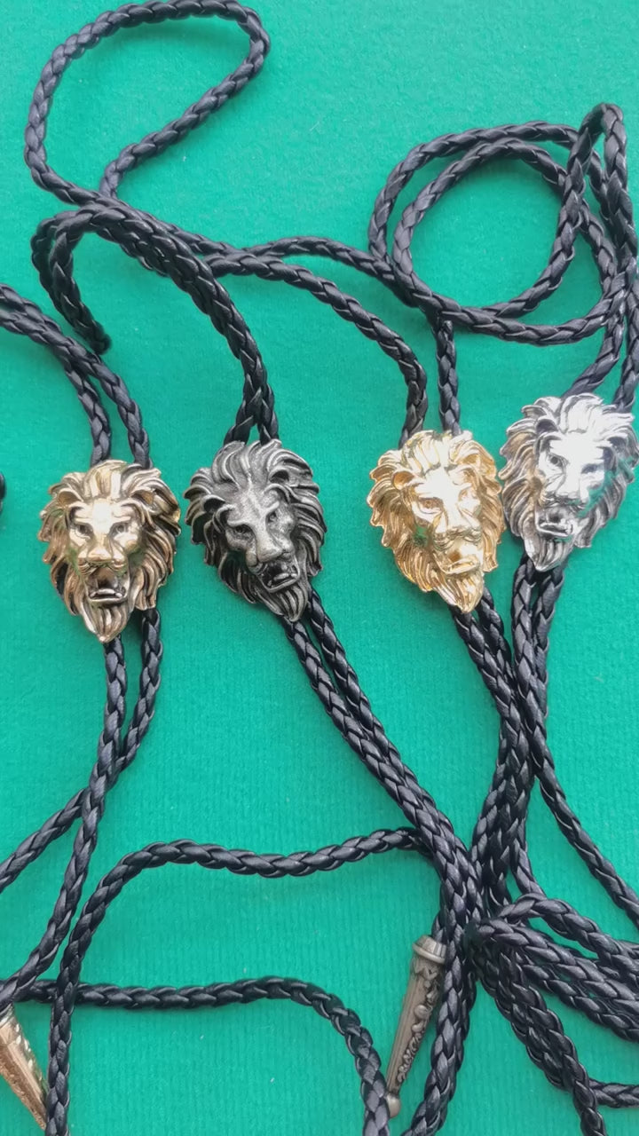 Lion Bolo Tie