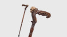 Handcrafted skull walking cane