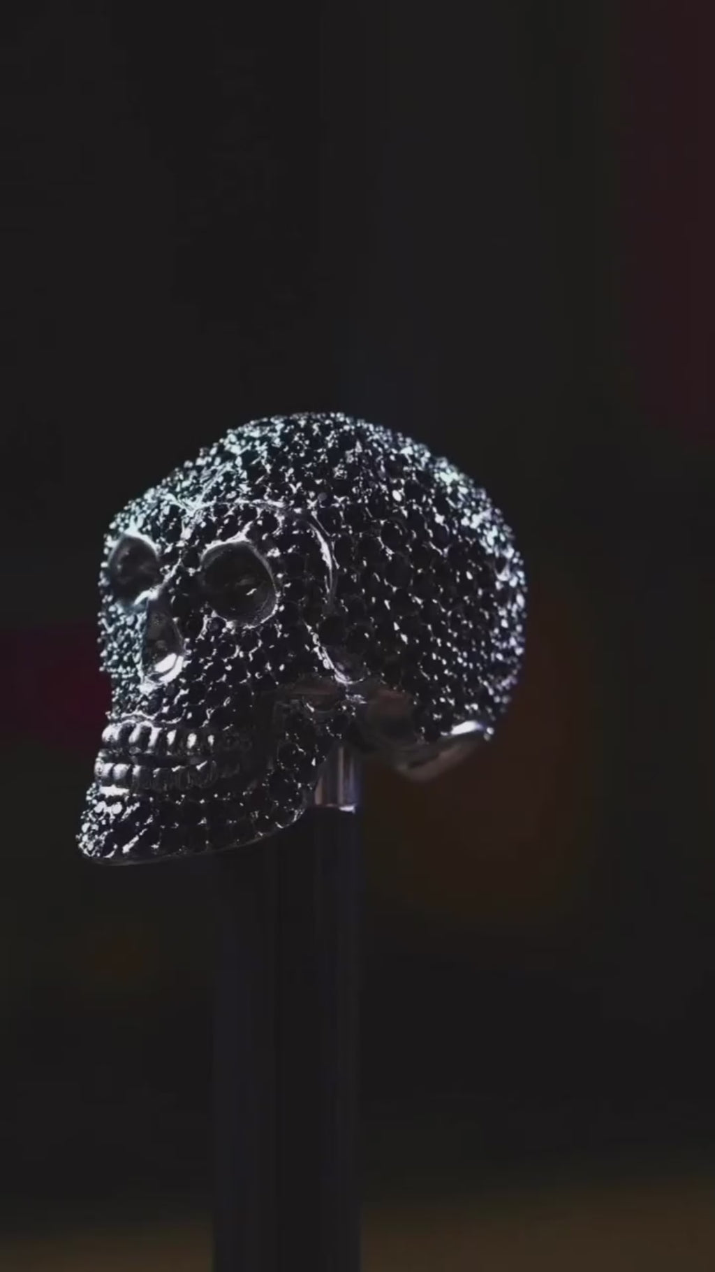 Skull modern walking cane