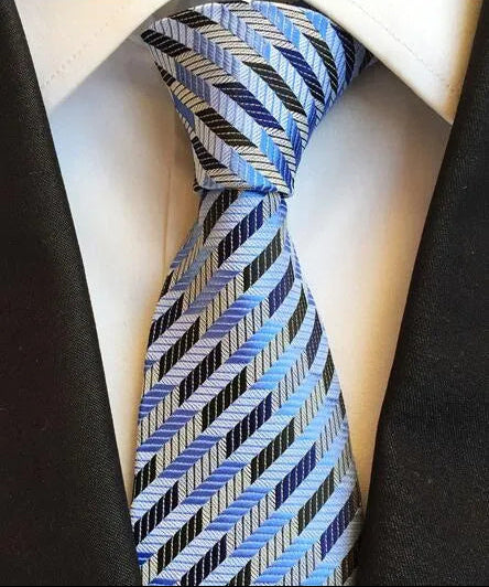 Mens Pink Striped Silk Tie for Classy Formal Occasions