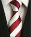 Mens Pink Striped Silk Tie for Classy Formal Occasions