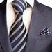 Classy Men Silk 3D Striped Tie