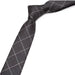 Elegant Checkered Skinny Tie for Classy Men - Stylish Accessory for Formal and Business Events