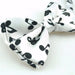 White Musical Note Pre-Tied Bow Tie for Classy Men