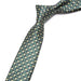 Green Floral Skinny Tie for Men - Elegant Accessory for Formal and Casual Attire