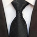 Elegant Black Silk Tie for Classy Men